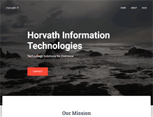 Tablet Screenshot of horvathit.com